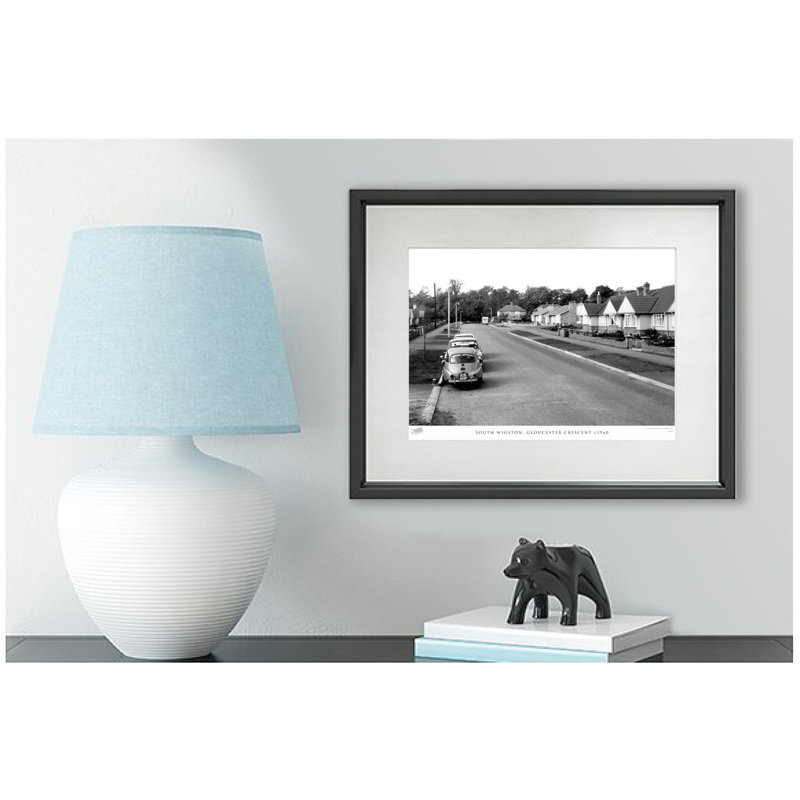 South Wigston, Gloucester Crescent C1960 1 Piece Single Picture Frame Wall Art, 43.5cm H x 53.4cm W x 2.3cm D