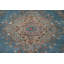 Tapis bleu délavé traditionnel 10 x 13