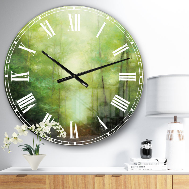 Swigart Metal Wall Clock, Small