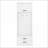 Hall Tree 4-in-1 Detachable with Storage Cabinets, Drawers &amp; 7 Hooks for Entryway | White | Particle Board+MDF-2020014442