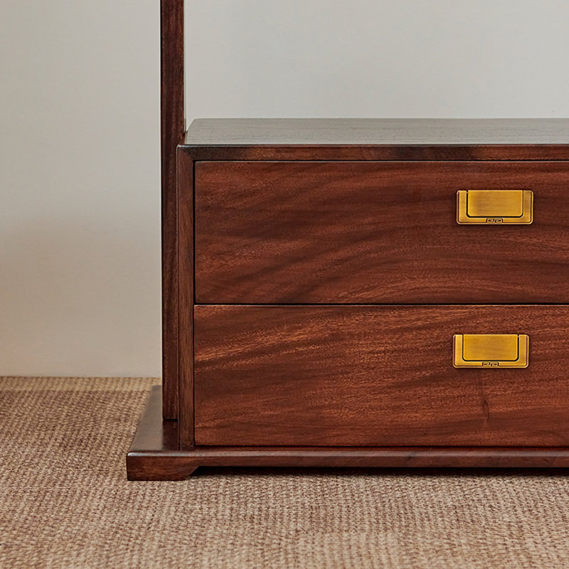 Eco-Friendly Black Walnut Wardrobe