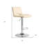 Tabouret pivotant à hauteur réglable-536559155