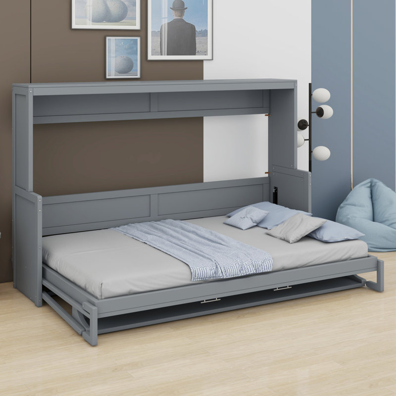 Dual-Function Hydraulic Murphy Bed & Desk Solution