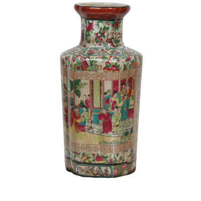 Blue Floral Vase