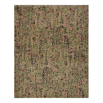 Hand Knotted Wool Area Rug