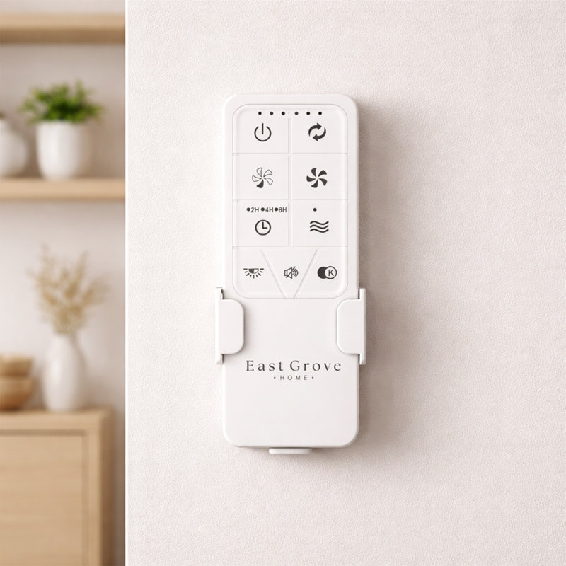 Télécommande de remplacement pour ventilateur de plafond intelligent East Grove Home avec support mural