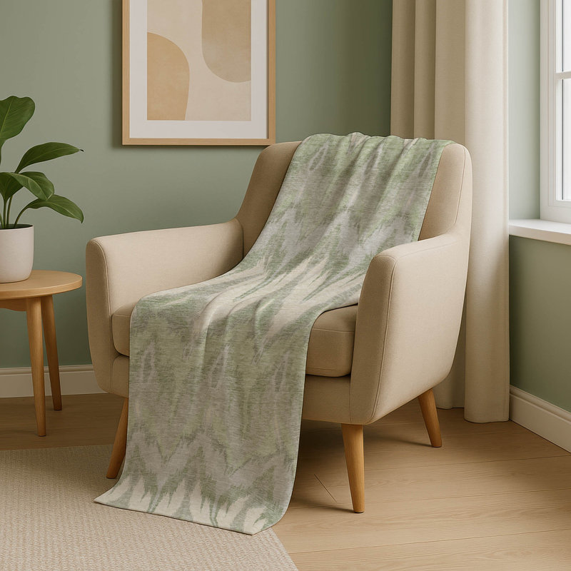 Jeté Addison Sherpa ASB743, Aloe Ikat