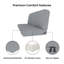 Outdoor 5" Deep Seat Replacement Cushion Set of 3, 22 x 24 Inch Patio Chair Cushions with Water-Repellent & UV-Resistant Olefin Cover, Eco-Friendly Seat & Back Cushions for Patio Furniture-664855154