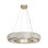 Luminaire suspendu mat noir arctique Halo