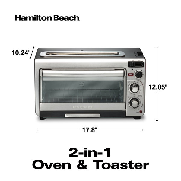 Hamilton Beach Toastation 2 Slice Toaster and Countertop Toaster