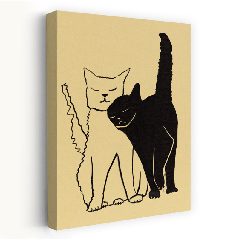 Art contemporain, art contemporain pour chat, H 60 po x l 40 po