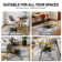 Doucette Abstract Ivory/Gold/Gray Area Rug