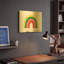 «Rainbow II» par Ann Kelle, art mural en métal doré, 16 po x 12 po-133630235