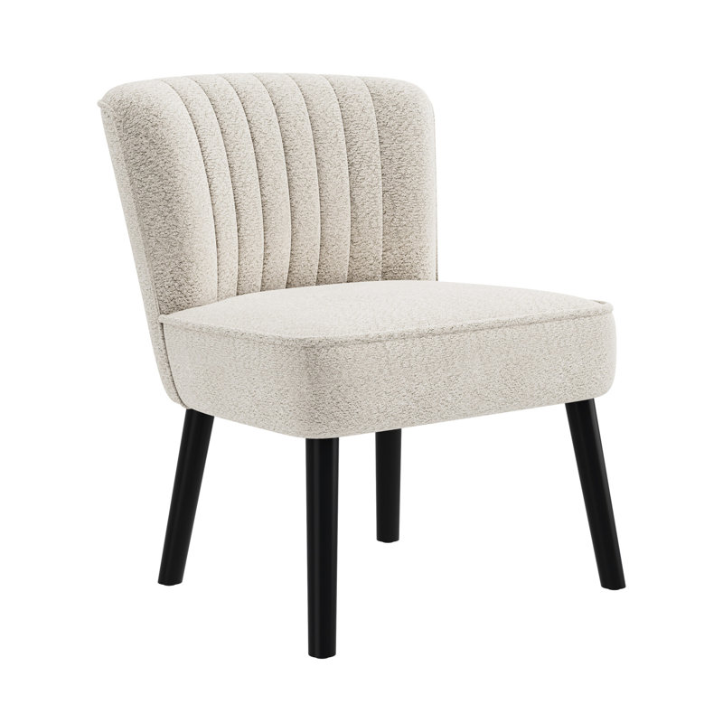 Chaise compacte blanche - Élégance moderne avec rembourrage facile et confortable pour le divertissement
