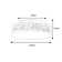 Deontee 14.96'' Linen Dimmable Flush Mount Lighting with Remote and APP