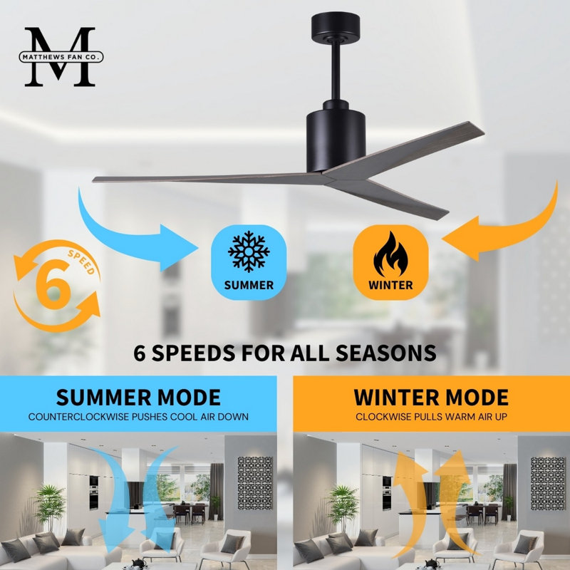 Eliza Outdoor Downrod Ceiling Fan, Old Oak Tone, Matte Black