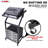 5 Core 9U Professional Audio Rack Mount DJ Mixer Stand Studio Adjustable Table Cart with Wheels