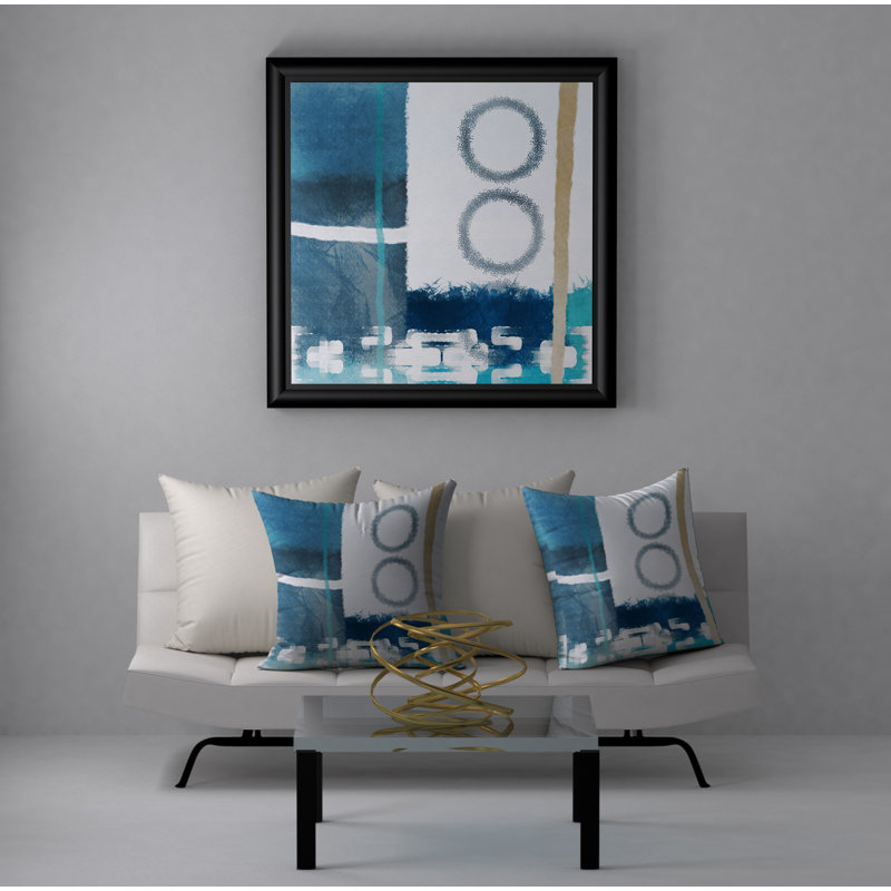 Housse de coussin carrée/insert, 18" x 18"
