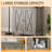 Grey Coffee Bar Console Table, with Adjustable Shelf for Kitchen, Dining Room or Living Room (30"W x 15.7"D x 31.5"H)