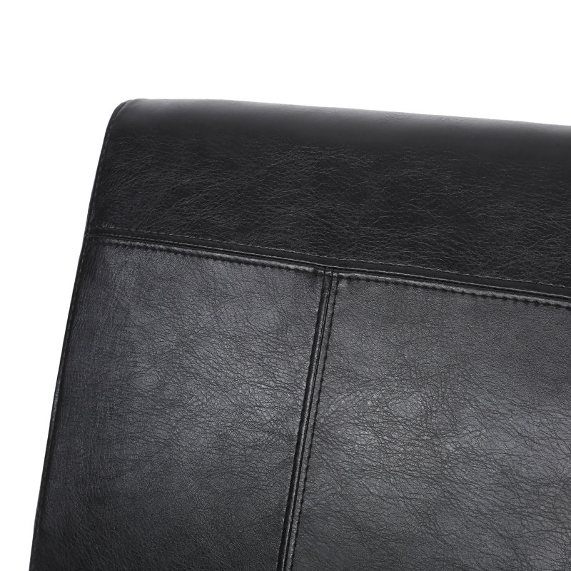 Danielle Faux Leather Upholstered Side Chairs, Midnight