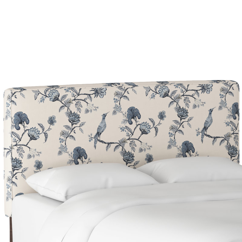 Tête de lit tapissier, Très grand, Indigo Shaana