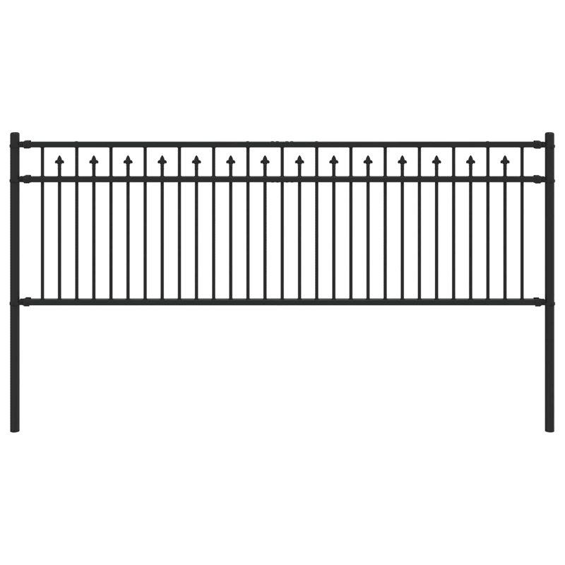 Powder-Coated Steel Fence Panels Included, 110cm H x 200cm W