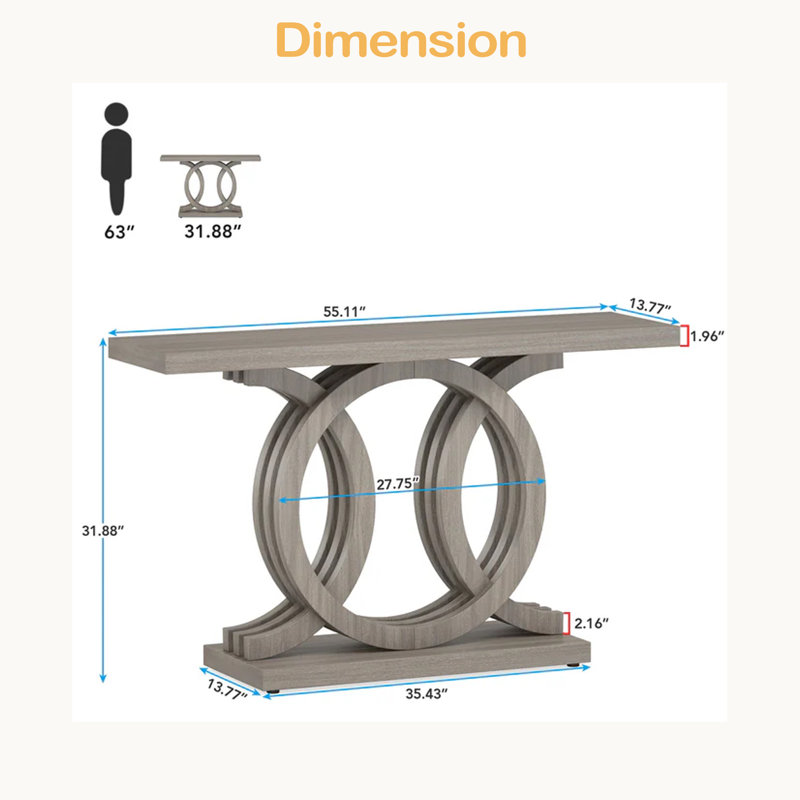 Decorative Hallway Sofa Table,Console Table,Versatile Accent Table