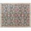 Tapis traditionnel en laine bleue à motif floral, fait main | Tapis de style persan transitionnel pour salon et chambre-1928214274