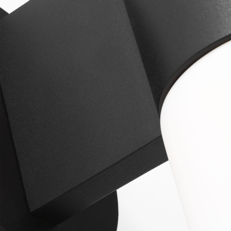 LED Wall Light, 12.375" H x 3.875" W x 7.75" D, 8 W