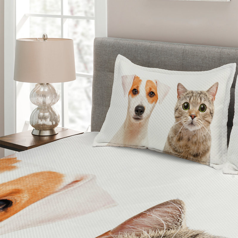 Modern & Contemporary Polyester Coverlet, King Bedspread + 2 Shams