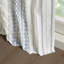 Panneau de rideau simple en chenille touffetée à rayures 100% coton Imani 50 x 95 po Imani-1521068879-1522508555