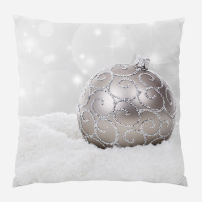 Canvas Outdoor Reversible Throw Pillow