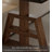 Minimalist Long Table with Geometric Wood Base-653506285