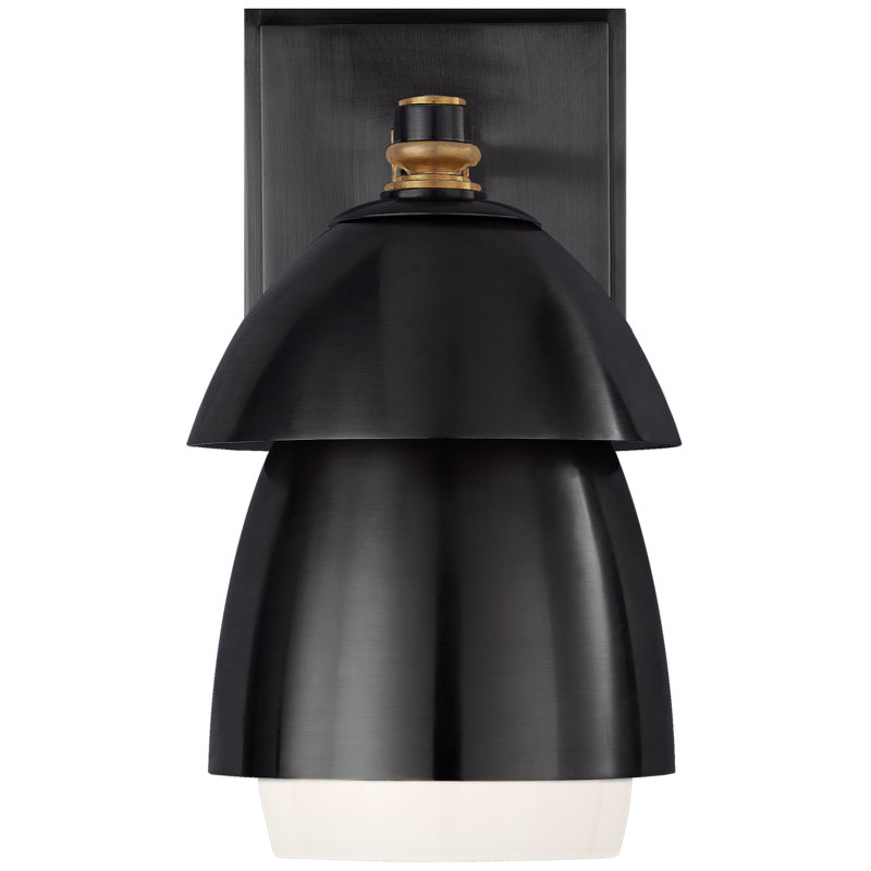Thomas O'Brien Whitman Small Sconce, Bronze