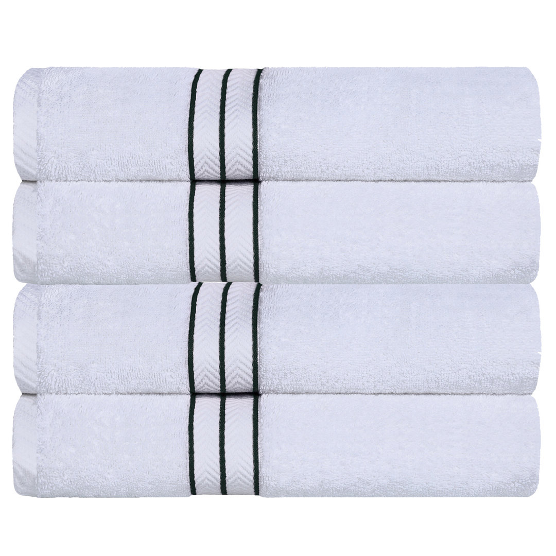 Josann Turkish Cotton Ultra-Plush Solid 4 Piece Bath Towel Set (Set of 4) Latitude Run® 
