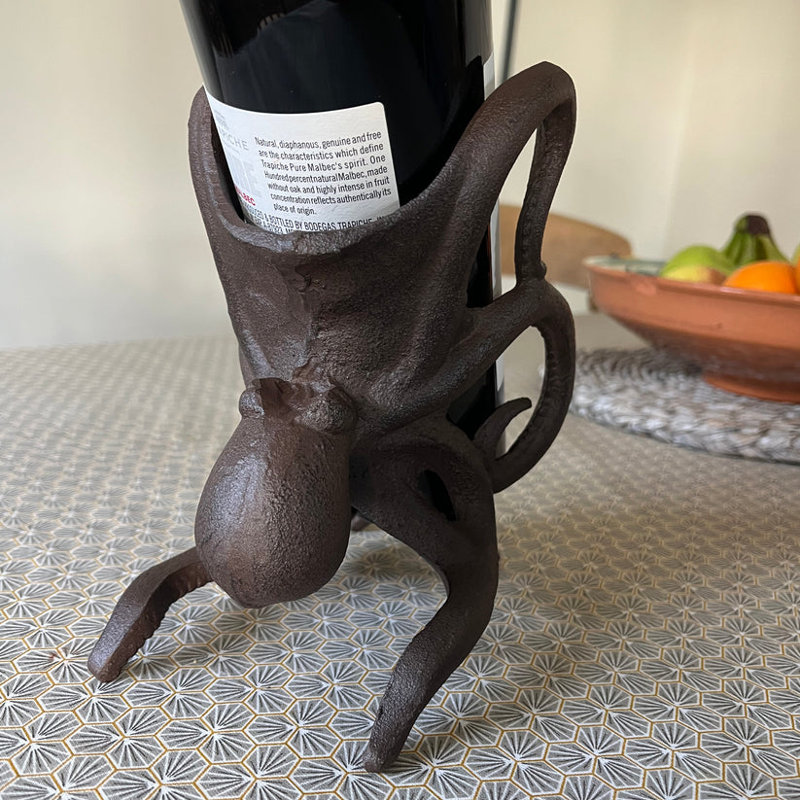 Kimberlin Tabletop Wine Bottle Rack in Brown