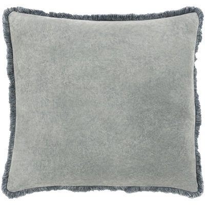 Steph Fringed Cotton Throw Pillow