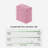 Diagonal Ribbed Pink 100% Cotton Quick Dry 6-Piece Washcloths Set-119276175-119276172