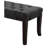 Gray Bench, Faux Leather Upholstery, Legs, 44"W X 16"D 18.04"H Frame,-948060337