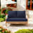5" Loveseat Cushion Water Repellent & UV-Resistant Patio Furniture Cushions, Removable Outdoor Couch Cushions With Hidden Zipper & Adjustment Staps For Couch, Bench, And Swing-985681039