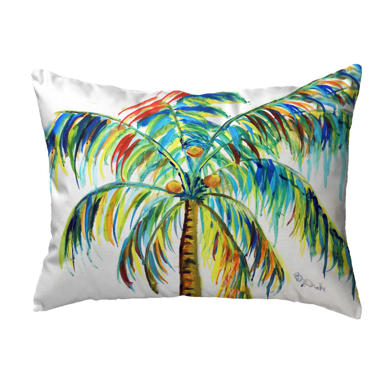 Coussin multicolore Palm