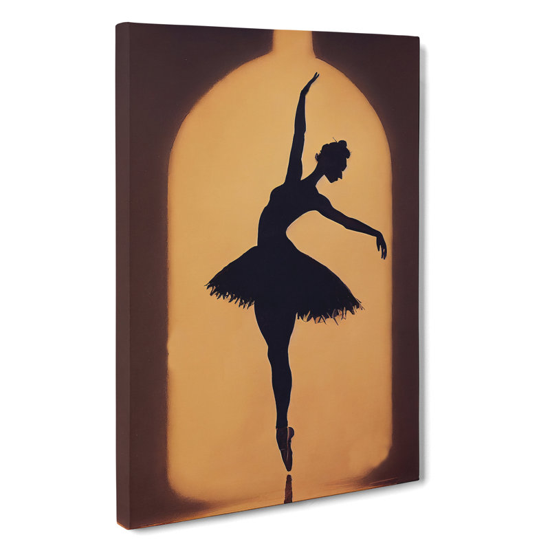 Ballerina In A Bottle - Wrapped Canvas, 50cm H x 35cm W x 3cm D