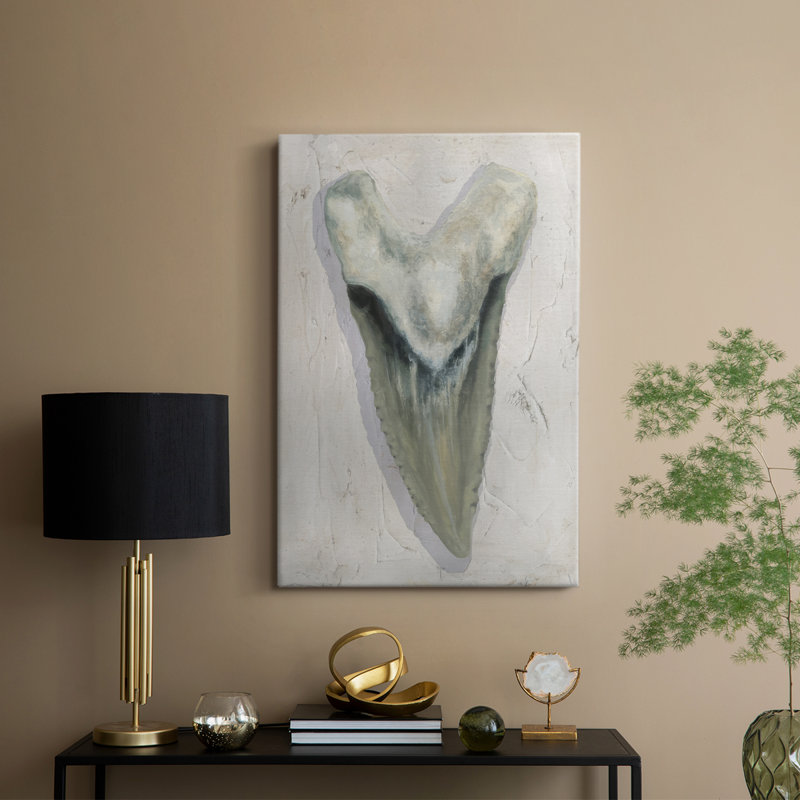 Aquarelle Sharks Tooth II - galerie Cavas, H 48 po x l 32 po