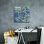  «Field View» par Cheryl Warrick, art mural sur toile, 18 po x 18 po