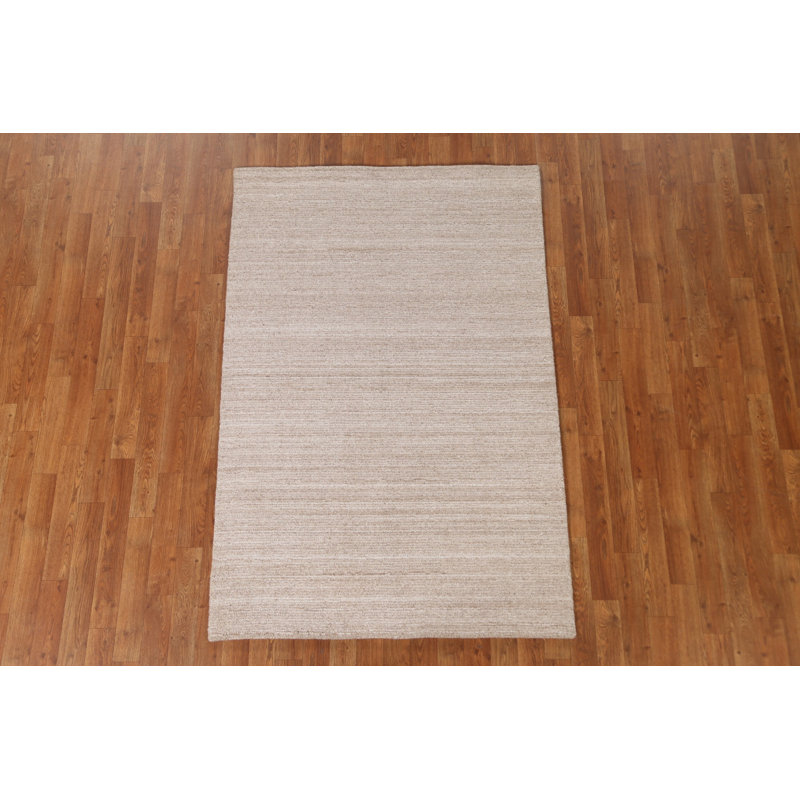 Modern Gabbeh Oriental Area Rug 4x6
