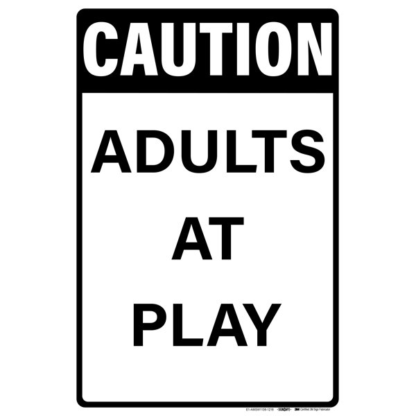 Signways Adults at Play Sign | Wayfair