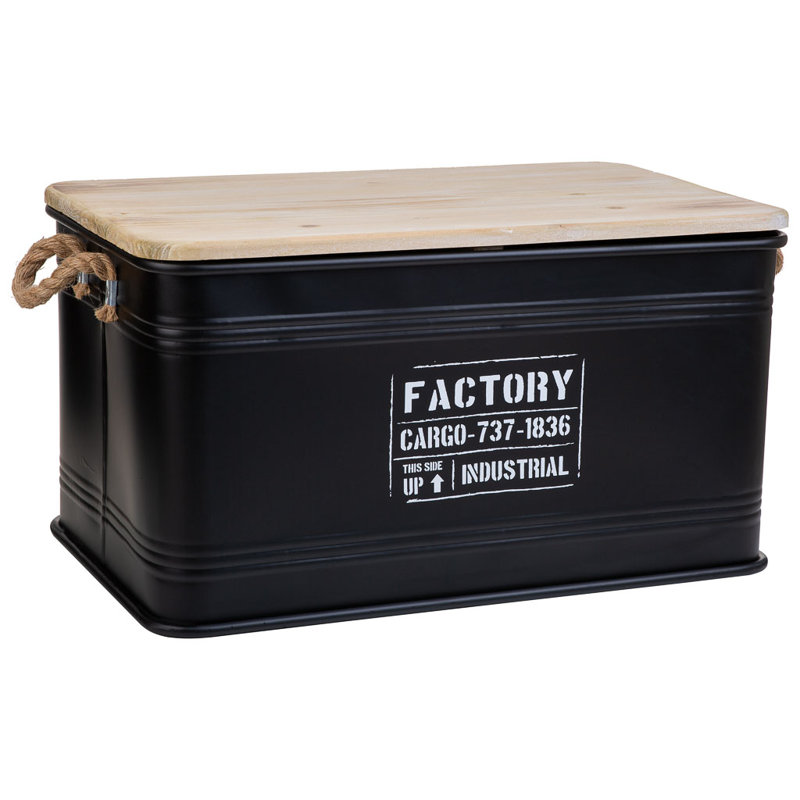 Ajenae Blanket Chest, Black