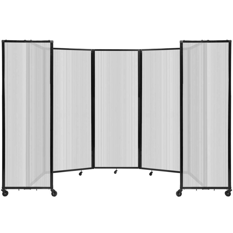 Cloison murale en polycarbonate 360, H 90 po x l 168 po, Transparent
