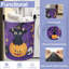 Panier à linge, grand chat d'Halloween, toile de rangement légère, panier de rangement, vêtements sales, pliable et imperméable pour les dortoirs, salle de bain