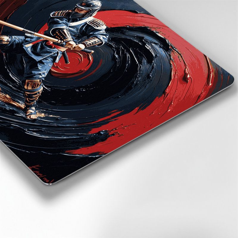 Art mural en métal Sports Kendo, H 20 po x l 20 po
